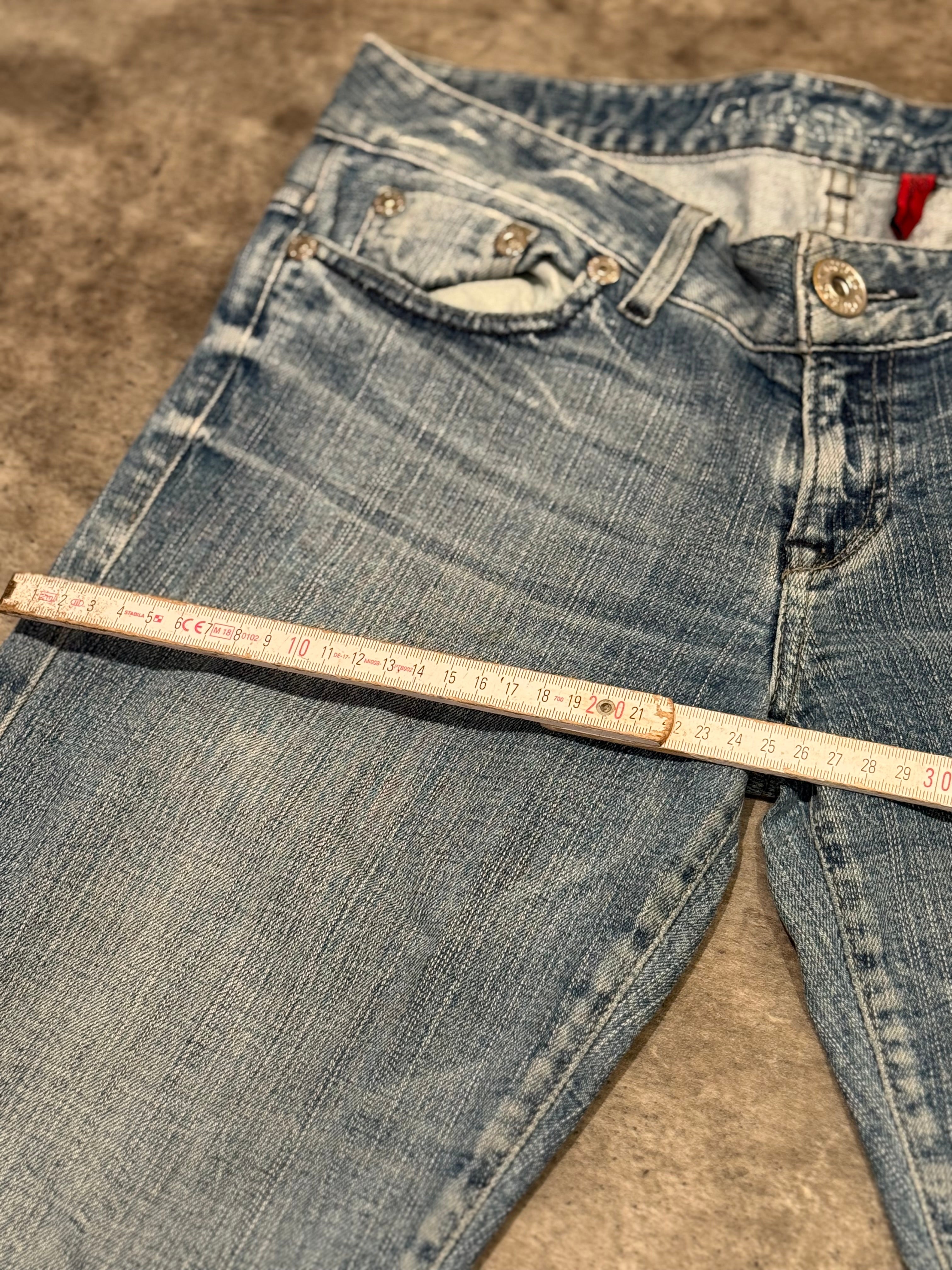 Guess Y2K flared Jeans blau Gr 30 - Vintage - 2000s Style - Bootcut