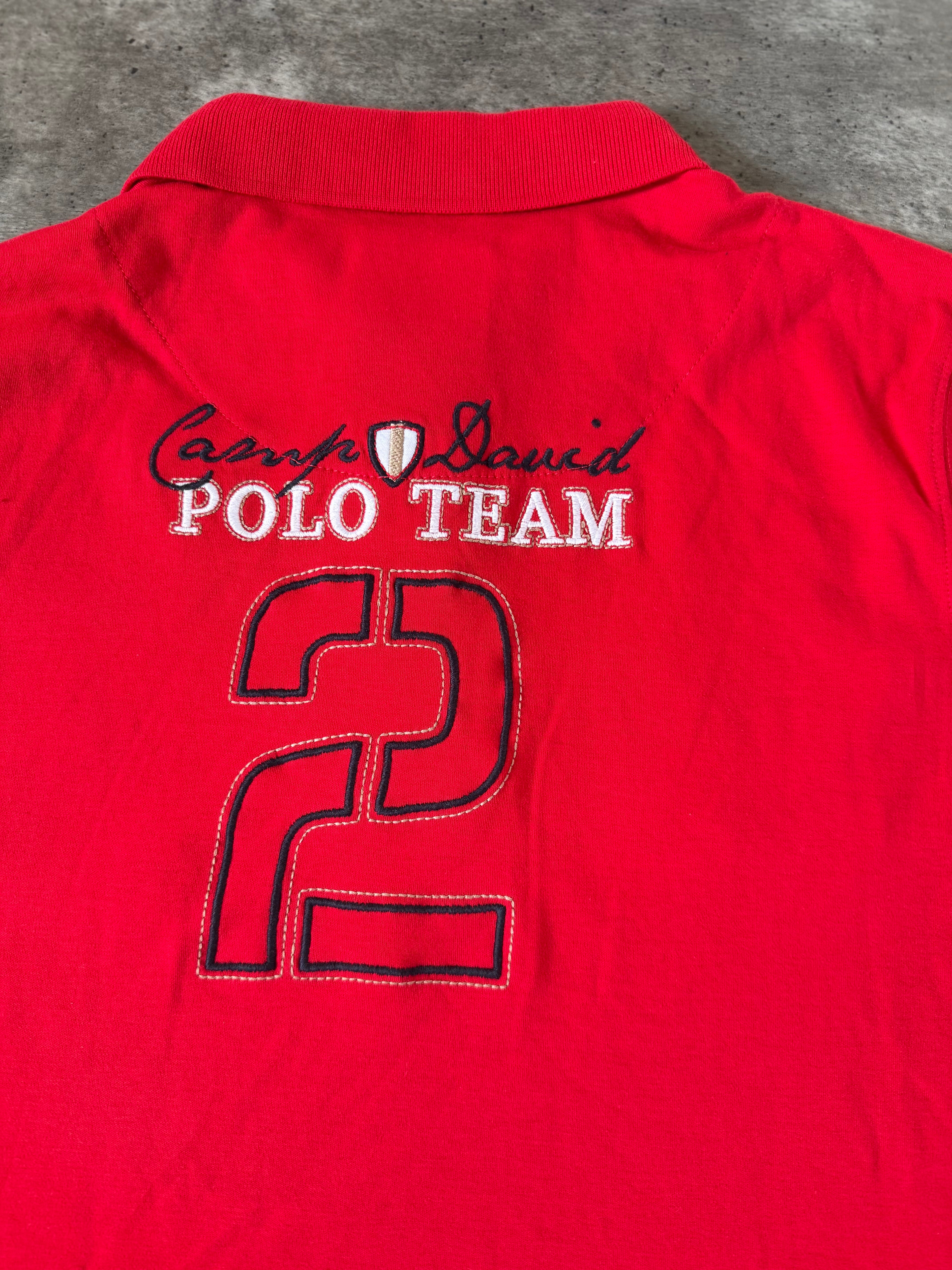 Camp David Polohemd + Backprint | (XXL)