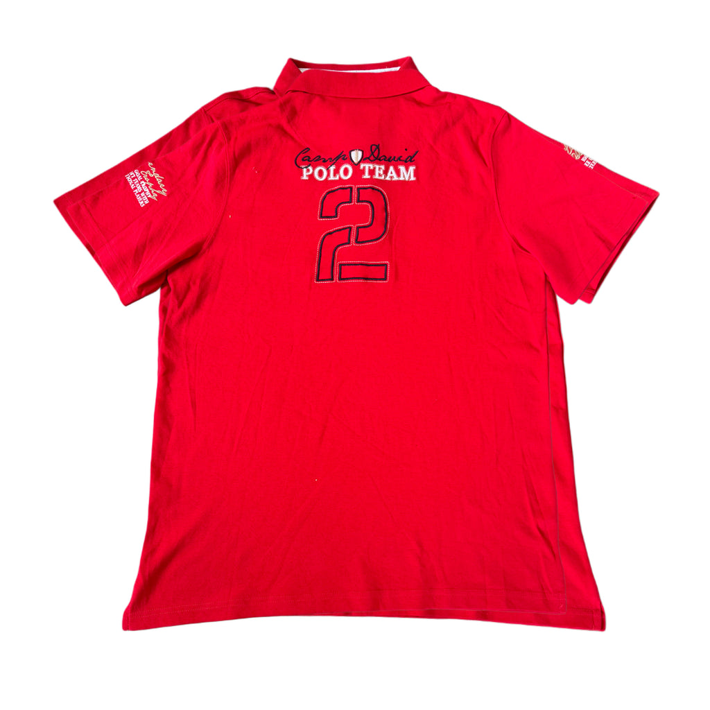 Camp David Polohemd + Backprint | (XXL)