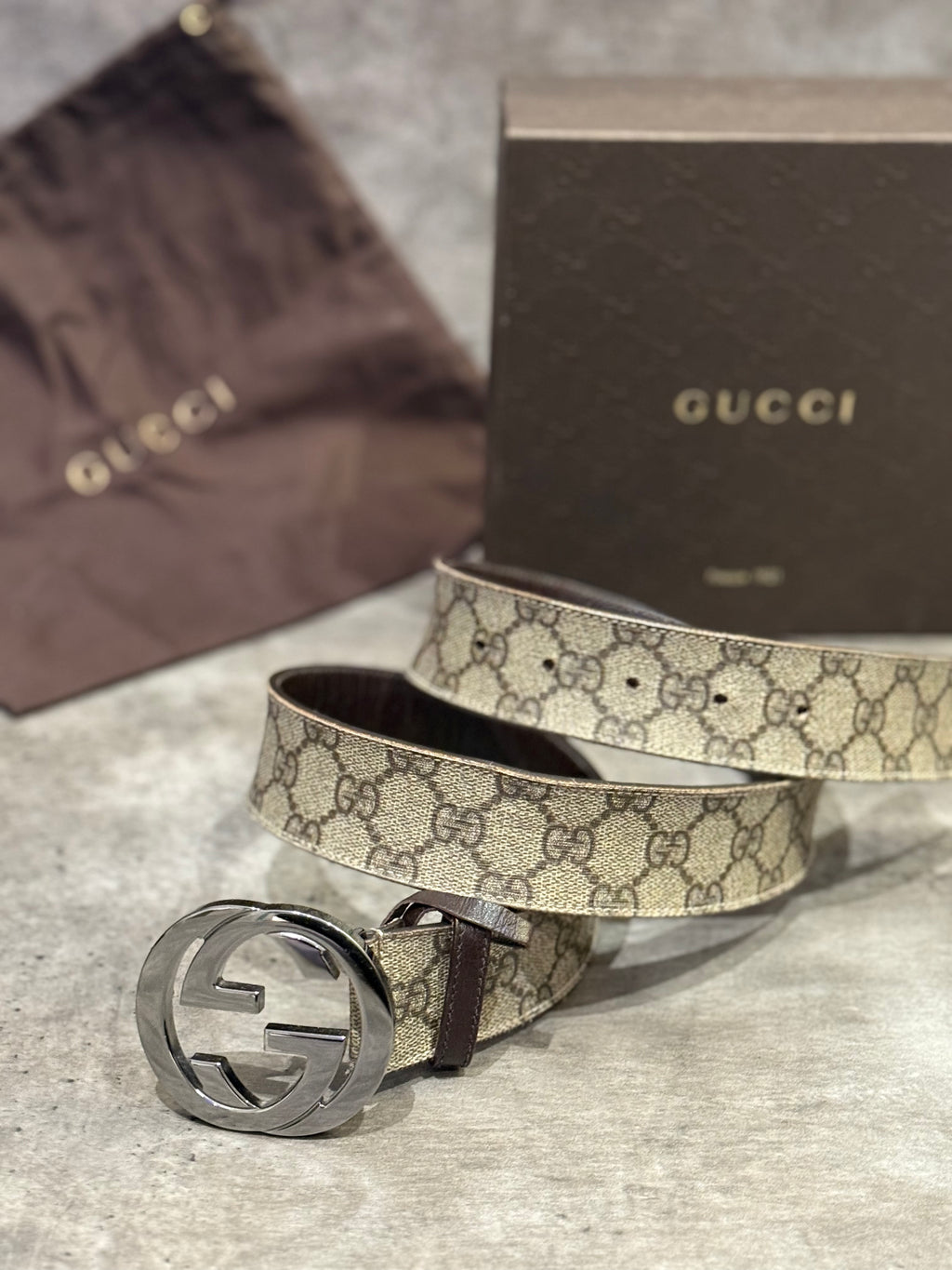 GUCCI Gürtel - GG  Schnalle | - 90 cm