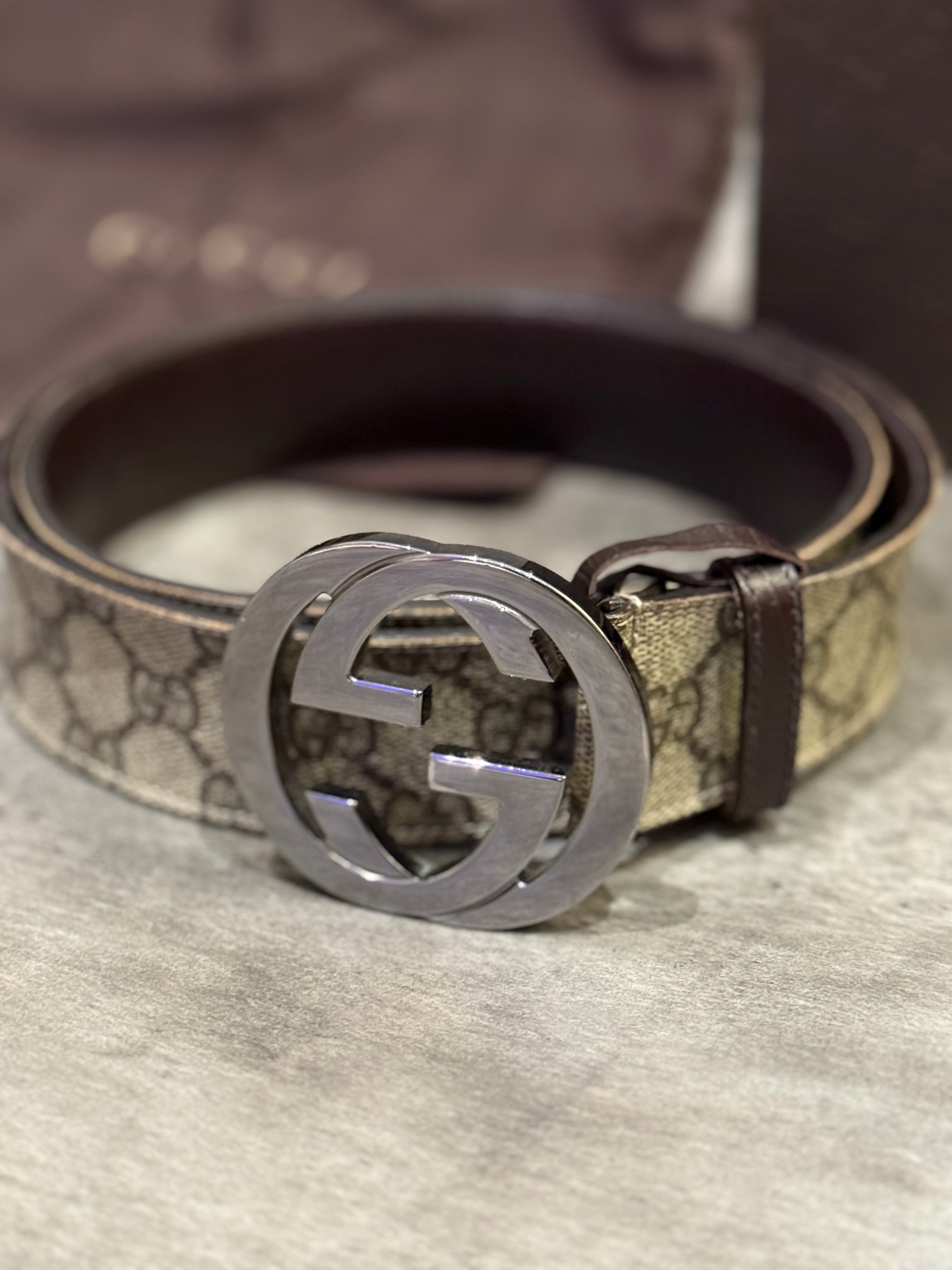 GUCCI Gürtel - GG  Schnalle | - 90 cm